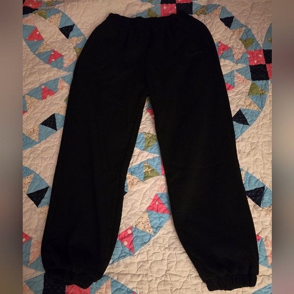 Comfit Women's Black Fleece Jogger Sweatpants - Picture 4 of 5
